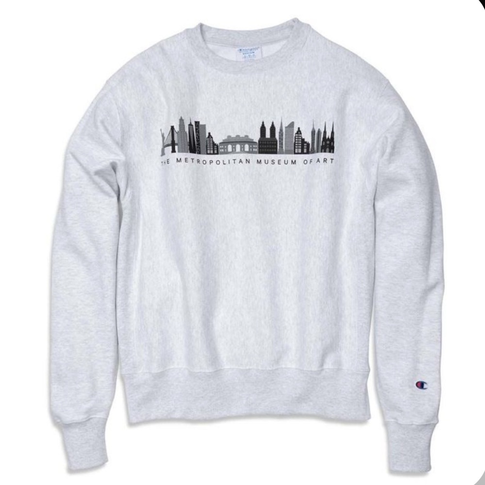 Vintage Champion Metropolitan Museum of Art Skyline Crewneck